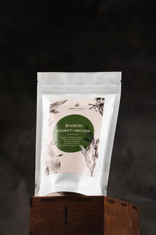 Флаксы льняные «Кунжут-чеснок» (50г)